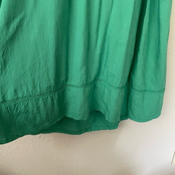 Green Wrap Dress Size L - Picture 8 of 10